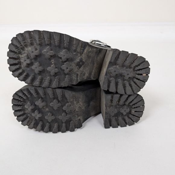 90's Mary Jane Platform Shoes Heels Chunky Lug Sole High Pump Thick Loafers - Picture 10 of 10